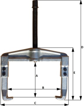 СЪЕМНИК ПОДШИПНИКОВ – СТУПИЦЫ И ШКИВЫ 180 0–140 мм