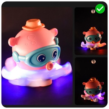 ИГРУШКА ОСЬМИНОГ ДЛЯ ДЕТЕЙ ИНТЕРАКТИВНАЯ ЭЛЕКТРОННАЯ СИНЯЯ