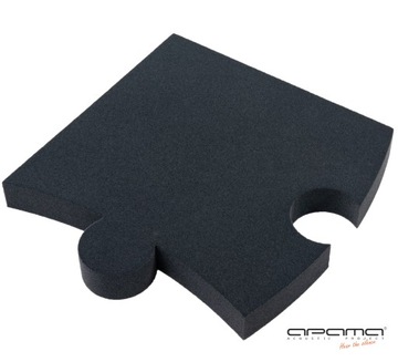 Декоративные акустические панели головоломки Установите двойной декор сертификат