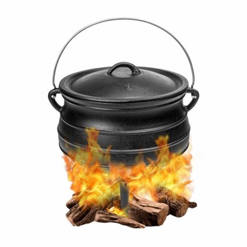 ОХОТНИЧИЙ КАУДЕЛЬ 100% ЧУГУН ОГНЕННЫЙ ГОРШОК 7Л