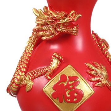 Ваза из смолы Ваза из смолы с цветочным узором Цветочный горшок для полки на крыльце Красный