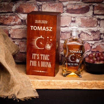 ПОДАРОК ​​НА ДЕНЬ РОЖДЕНИЯ — ГРАФИН ДЛЯ ВИСКИ С ГРАВИРОВКОЙ