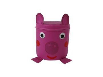 Wygodna piankowa pufa dla dzieci - świnka