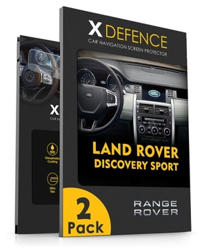 2w1 SZKŁO OCHRONNE NA NAWIGACJĘ EKRAN DO RANGE ROVER DISCOVERY SPORT