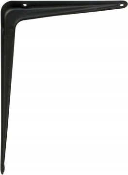 KĄTOWNIK WSPORNIK PÓŁKI POD PÓŁKĘ 250x300 CZARNY
