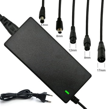 Uniwersalny zasilacz ładowarka do hulajnogi elektrycznej 42V + wtyczki