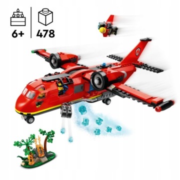 LEGO CITY 60413 ПОЖАРНО-СПАСАТЕЛЬНЫЙ САМОЛЕТ в ПОДАРОК