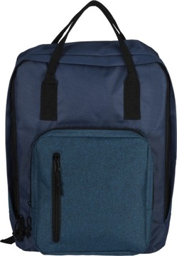 Rucsac student Excellent Houseware, poliester, 30x12x40 cm, albastru
