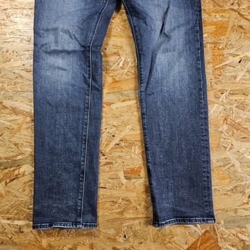 Spodnie Jeansowe HUGO BOSS CANDIANI ITALY Stretch Jeans Denim Dżins 32x32