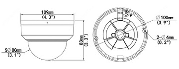 Купольная IP-камера Uniview IPC322LB-ADF28K-H 2,1 Мп