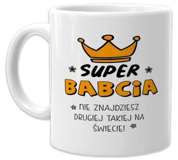 Kubek z nadrukiem grafiką prezent Dzień Babci różne wzory Babcia
