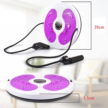 Магнитный поясной диск со ссылками для упражнений, фиолетовый