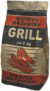Węgiel drzewny grill HOLZKOHLE 2 kg