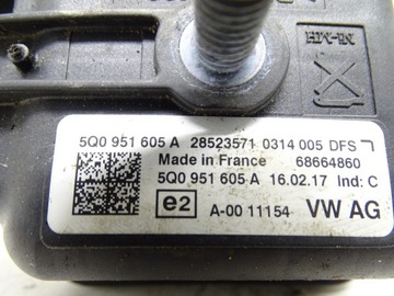 KLAKSON SIRÉNA SIGNÁL ZVUKOVÝ ALARMU AUDI A3 8V VW PASSAT B8 5Q0951605A
