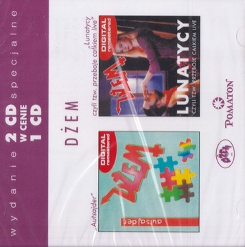 DŻEM AUTSAJDER & LUNATYCY PRZEBOJE LIVE - 2 CD WYDANIE SPECJALNE REMASTERED