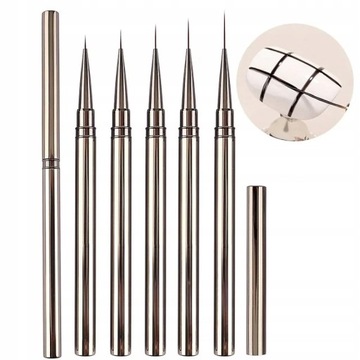 Набор для ногтей BRUSHE SET 5 кистей, тонкая кисть для украшения омбре