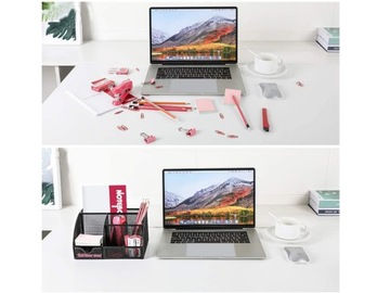 Organizer na biurko NTN Przybornik Czarny