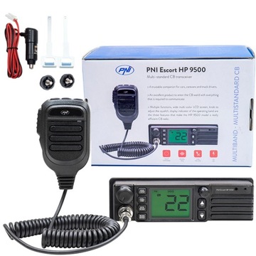 Radio Cb głośnik z przodu Pni9500 12/24V TIR Bus 1DIN półkieszeń