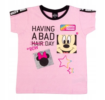 KOSZULKA DZIEWCZĘCA TSHIRT DISNEY MINNIE - 110