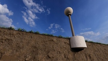 ОСНОВАНИЕ ДЛЯ ФУНДАМЕНТА ДЛЯ САДОВОГО ЛАМПЫ, КОНУС D=29,5