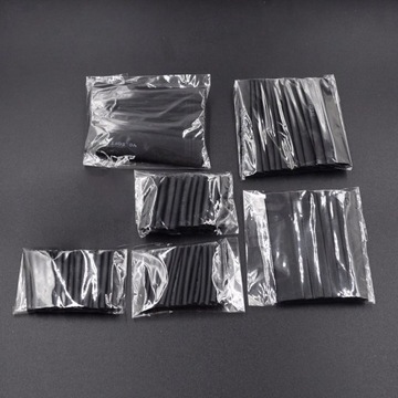 НАБОР ТЕРМОУСАДОЧНЫХ ТРУБОК, 127 ШТ. СОЕДИНИТЕЛИ ТРУБОК