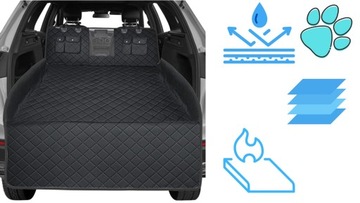 КОВРИК ЗАЩИТНЫЙ ДЛЯ БАГАЖНИКА АВТОМОБИЛЯ 140X230 ДЛЯ СОБАК, ПРОЧНЫЙ, НЕСКОЛЬЗЯЩИЙ, БОЛЬШОЙ