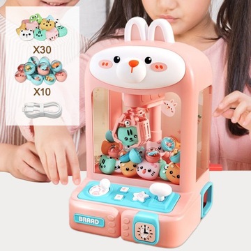 MINI CLAW MACHINE PARTY PREZENTY MINI AUTOMATY DLA DZIECI 30 LALEK