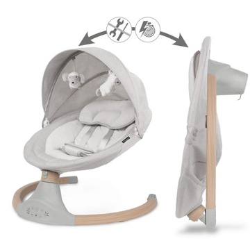 ЭЛЕКТРИЧЕСКОЕ ВЕДРО ВЕДРО + ДИСТАНЦИОННОЕ УПРАВЛЕНИЕ KIDWELL LUXI 2в1 МЕЛАНЖ ДЕРЕВЯННОЕ