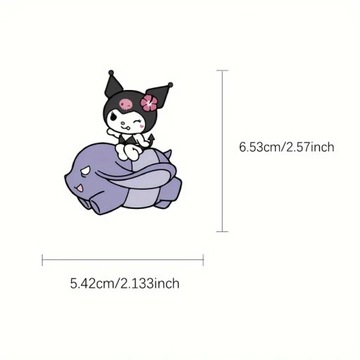 НАКЛЕЙКИ SANRIO KUROMI STICKER MIX ВОДОНЕПРОНИЦАЕМЫЕ 50 шт.