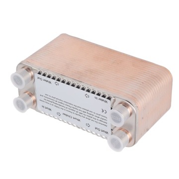 40-пластинчатый теплообменник, резьба NPT1/2