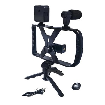 Zestaw/uchwyt selfie z pilotem na bluetooth tripod do transmisji na żywo z
