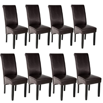 8 eleganckie krzesła do jadalni lub salonu