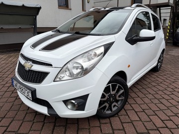 Chevrolet Spark II Hatchback 1.0L DOHC 68KM 2011 Chevrolet Spark TYLKO 126tyśkm! 1WŁ 1.0b ORYGINAŁ LAKIER 2011r LT SKÓRY!, zdjęcie 38