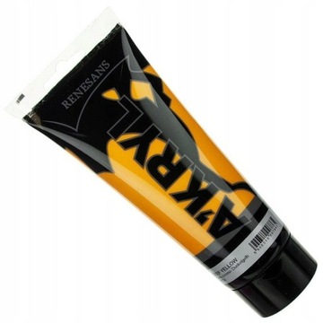 FARBA AKRYLOWA RENESANS 200ml 06 ŻÓŁTA CIEMNA ŻÓŁĆ