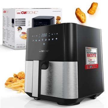 FRYTKOWNICA BEZTŁUSZCZOWA FRYTOWNICA AIR FRYER BEZ TŁUSZCZU OLEJU 5L 1450W