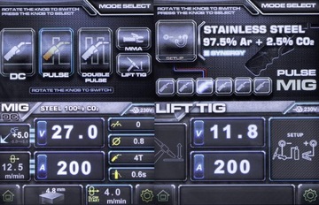 ИНВЕРТОРНЫЙ СВАРОЧНЫЙ АППАРАТ INVERTER IDEAL MIG 210 PULS MAG TIG MMA ALU SYN IGBT