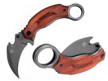 Nóż scyzoryk KARAMBIT pazur X52 DERESRINA 5Cr13Mov KR5