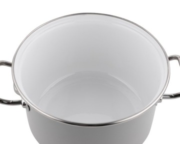 ТРАДИЦИОННАЯ ПРЯМАЯ ЭМАЛЬНАЯ КОРЗИНА PRIMARIO 2,1 Л 16 СМ ИНДУКЦИОННО-СЕРЫЙ