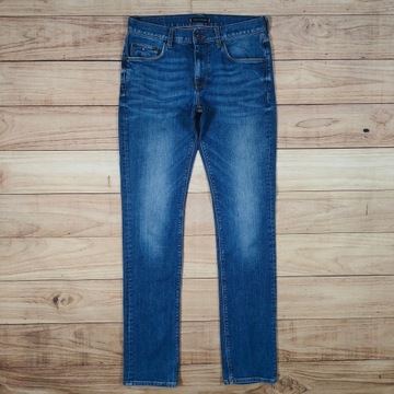 TOMMY HILFIGER Denton Stretch Straight Fit Spodnie Jeans r. 31/36