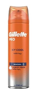 Gillette Pro Icy Cool Pianka do golenia z mentolem, 250ml