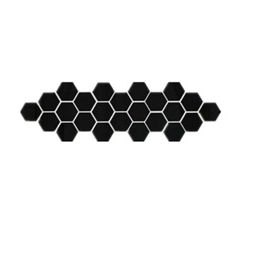 Hexagon Acrylic Mirror Wall Stickers Home Decor Ad