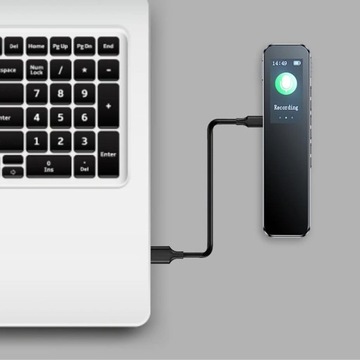 ПРОФЕССИОНАЛЬНЫЙ ЦИФРОВОЙ ДИКТОФОН, 1536 кбит/с, 64 ГБ, ОБНАРУЖЕНИЕ ШПИОНСКОГО MP3