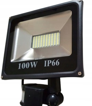 Halogen Naświetlacz 100w z czujnikiem ruchu