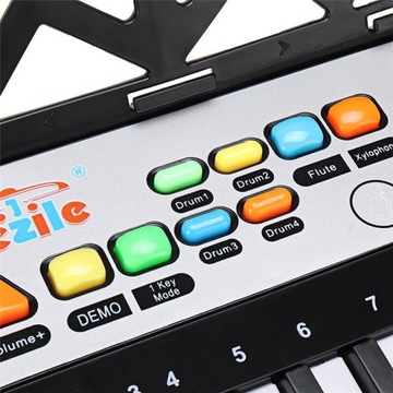 КЛАВИАТУРА ДЛЯ ДЕТЕЙ ФОРТЕПИАНО ОРГАН + МИКРОФОН