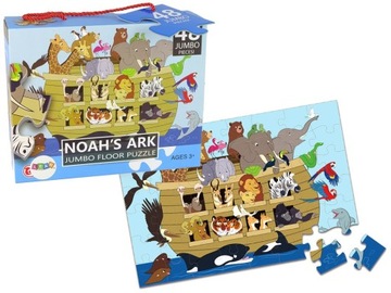 PUZZLE DLA DZIECI UKŁADANKA ARKA NOEGO 48 ELEM