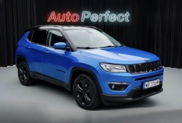 Jeep Compass II SUV 1.4 MultiAir 140KM 2020 Jeep Compass 1.4T 140KM Night Eagle Czarny dach i alu Navi Kamera ACC Lane