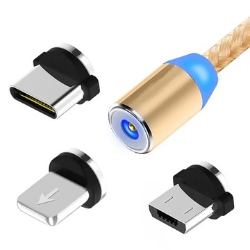 Магнитный USB-кабель MICRO, USB C, зарядка IPHONE
