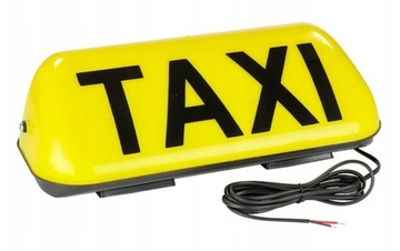 KOGUT TAXI LAMPA LED 12 V MAGNES SZPAKÓWKA GAPA