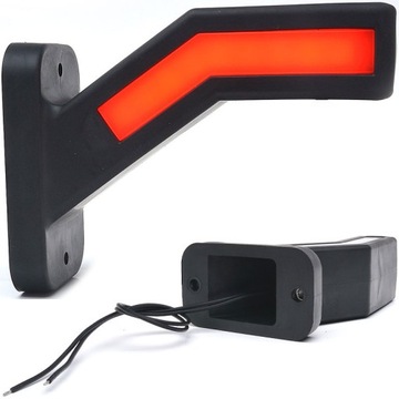 ŚWIATŁO OBRYSOWE OBRYSÓWKA LED ROGOWA KOMPLET WAŚ