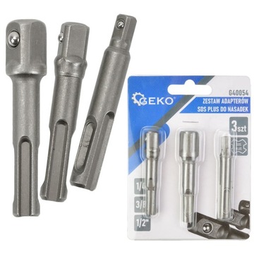 ПЕРЕХОДНИКИ SDS-PLUS ДЛЯ РОЗЕТОК 1/4 3/8 1/2